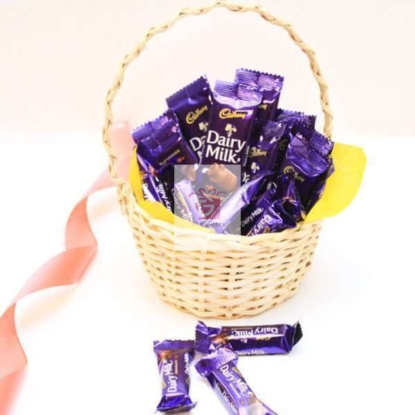 dairy milk Chocolate gift basket online delivery in Pakistan