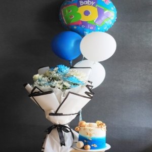 Baby Shower Cakes and Bouquets