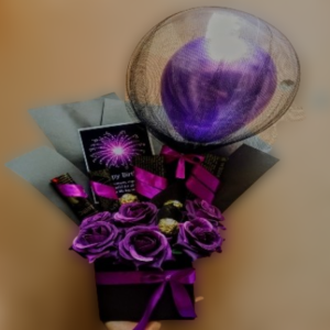 Purple Balloon Box