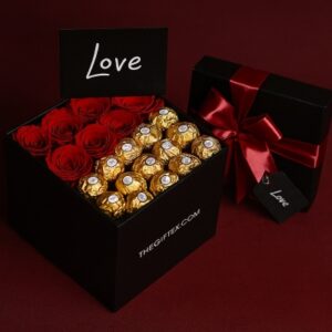 Roses & Ferrero Rocher Gift Box