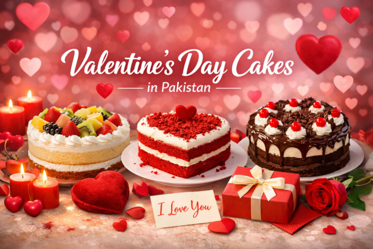 Purchase Valentine's Day Cakes Online in Pakistan