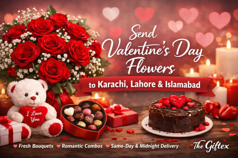 Send Valentine’s Day Flowers to Karachi, Lahore & Islamabad
