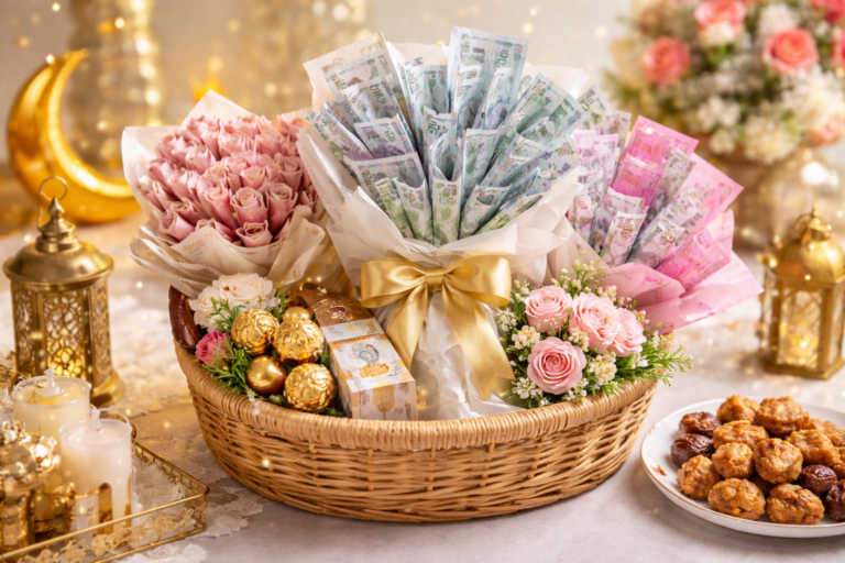 How Can I Send a Creative Cash Eidi Basket for Eid?