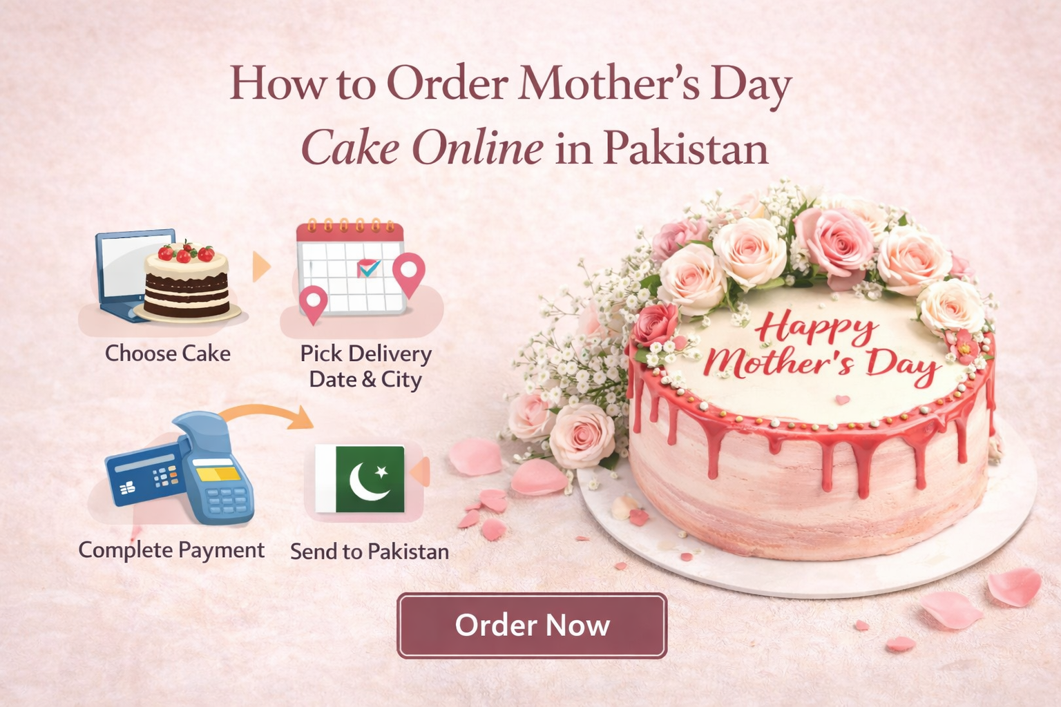 How to Order Mother’s Day Cake Online in Pakistan