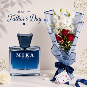 fathers day combo 4 including perfume and flowers