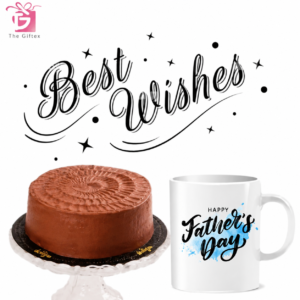 fathers day mug with cake